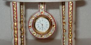 Marble Handicraft Clock