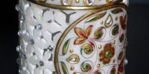 Marble Handicraft Pen Stand