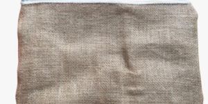 Jute Zipper Pouch