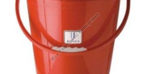 Red Dolphin Plastic Bucket