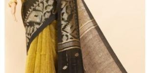 Linen Handloom Saree