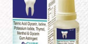 Tannic Acid Glycerin Iodine Potassium Iodide Thymol, Menthol Glycerin Gum Astringent