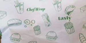 Printed Butter Paper Roll