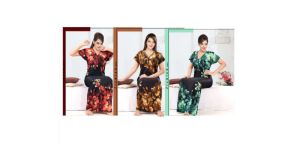 Satin Nighty for Ladies Ankle Length