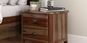 Romeo Solid Wood Bedside Table