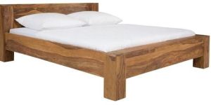 Tabbar Solid Wood Platform Queen Size Bed