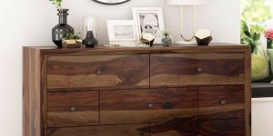 Udsar Solid Wood Dresser