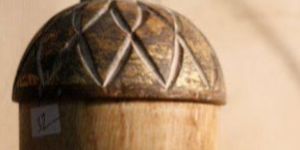 Wooden Big Hanging Acorn Christmas Ornament