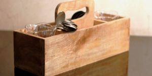 Wooden Caddy Organizer