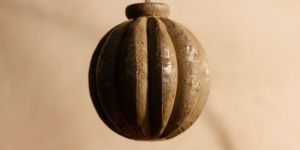 Wooden Round Christmas Tree Hanging Ornament