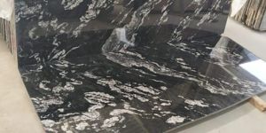 Titanium Black Granite Slab