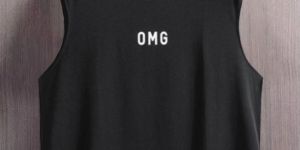 Mens Sleeveless Round Neck T-shirt