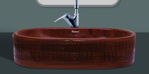 1002 Wooden Capsule Table Top Wash Basin