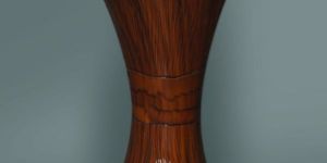 Wooden Designer Series One Piece Pedestal Wash Basin