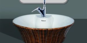 Wooden Mango Table Top Wash Basin