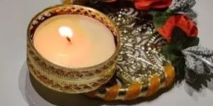 Decorative Wax Diya