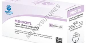 MENDCRYL Braided & Coated Polyglactin 910 Absorbable Surgical Suture