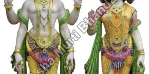 Marble Laxmi Narayan Statue