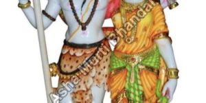 Marble Shiv Parivar Statue