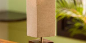 Mango Wood Table Lamp