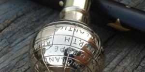 Solid Brass Nautical Ball Head Walking Stick