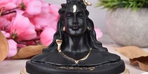 Medium Size Black Adiyogi Statue