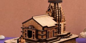 Wooden Kedarnath Temple Model
