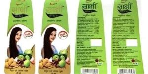 Hair Oil Printed Labels