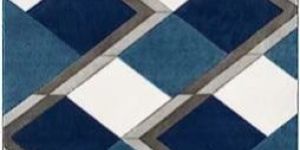 Blue Hand Tufted Carpet