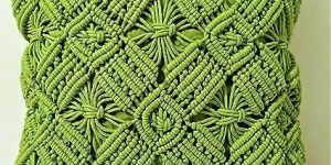 Handmade Cotton Macrame Cushion Cover