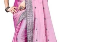 Silk Embroidery Saree