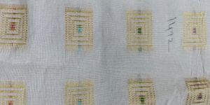 Rayon Meena Butta Fabric