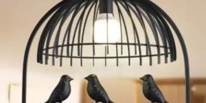 Aluminum Bird Chandelier