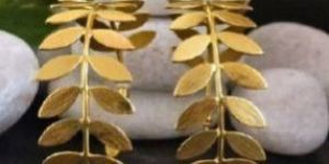 Gold Plated Brass Earrings