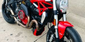 USED 2019 DUCATI MONSTER 1200 MOTORCYCLE