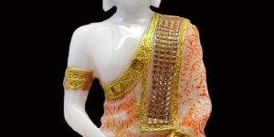 Samadhi New Orange Black Golden Base Buddha Statue