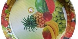 Disposable Round Printed Paper Plates