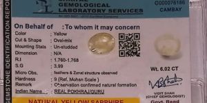 Yellow Sapphire Gemstone