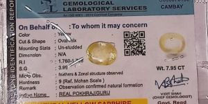 Yellow Sapphire Gemstone