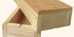 Rectangular Pinewood Packaging Box