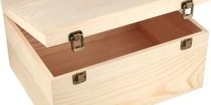 Rectangular Wooden Storage Box