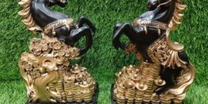 10 Inch Resin Horse Sculpture