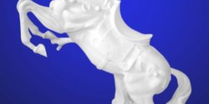 White Marble Horse Sculpture