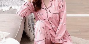 Ladies Printed Cotton Night Suit