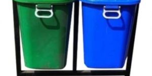 Plastic Twin Dustbin Set
