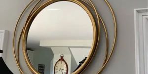 Metal Round Wall Mirror