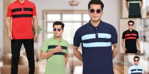 Mens Collar Neck T-Shirts