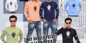 Mens Printed Round Neck T-Shirts