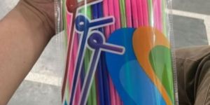 Multicolor Magic Plastic Drinking Straw