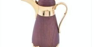 Wooden Finish Dallah Arabic Tea Pot